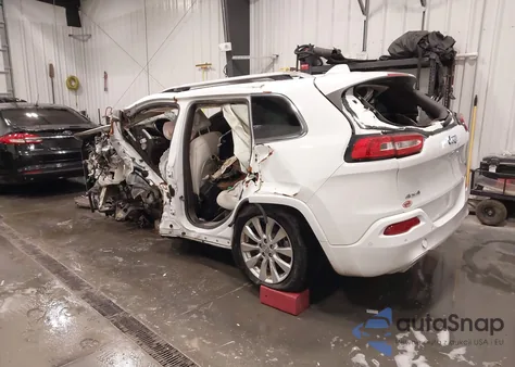 2017 Jeep Cherokee Overland 4X4 из США, поврежденный, VIN 1C4PJMJS3HW604881